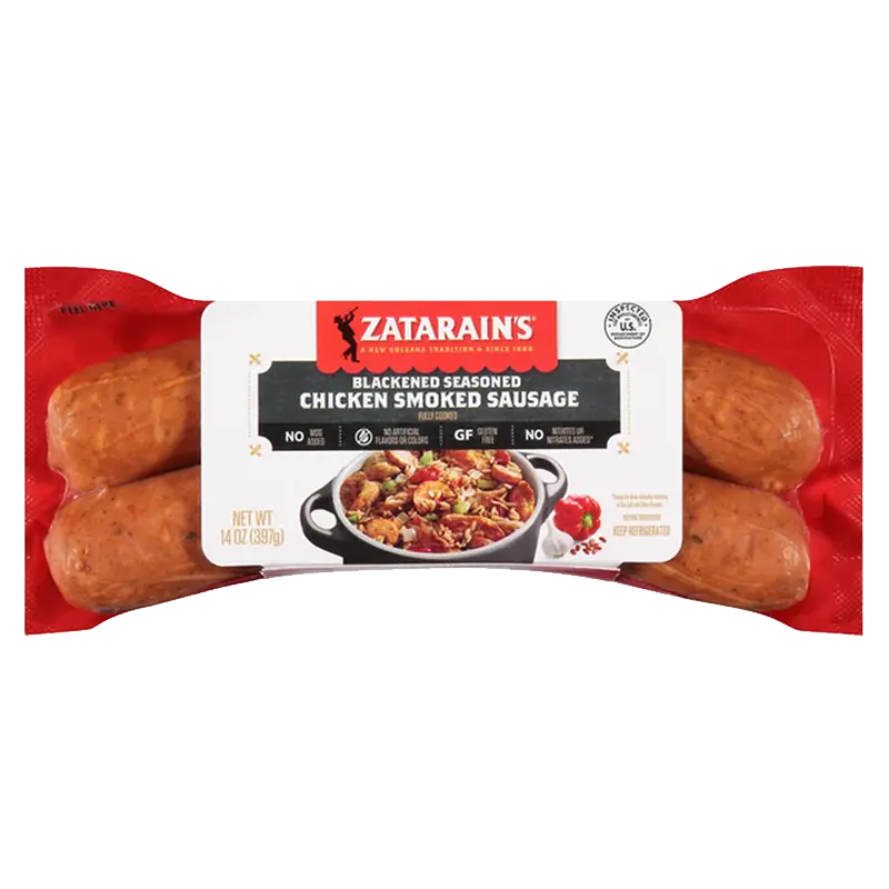 Zatarain's Blackened Seasoned Chicken Smoked Sausage