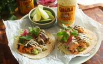 Spicy Salmon Tacos