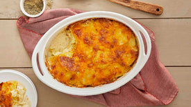 Sage and Cheddar Potato Gratin