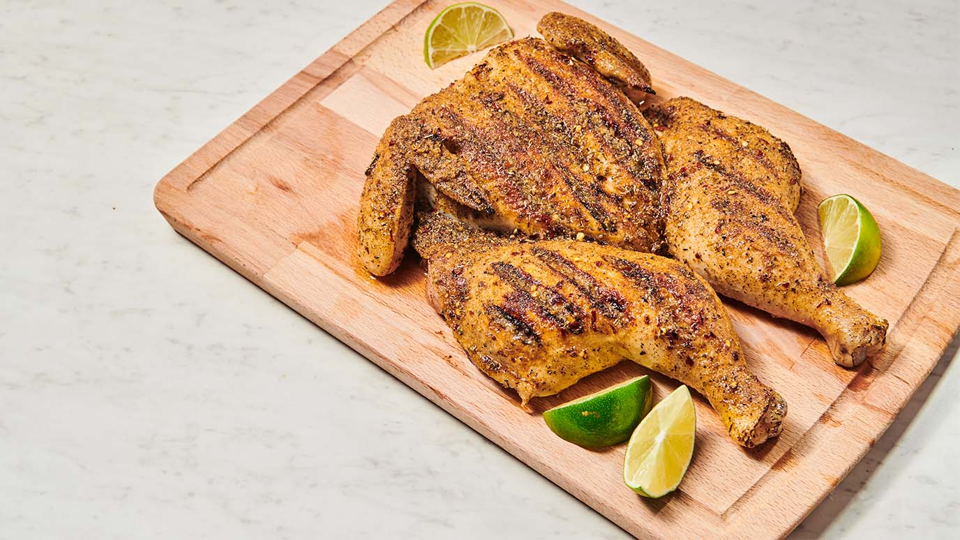 Southwest Grilled Spatchcock Chicken