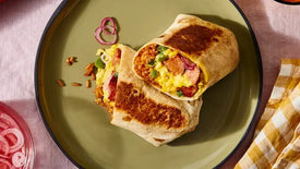 Mardi Gras Breakfast Burritos with Andouille Smoked Sausage