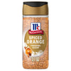 A container of McCormick Spiced Orange Finishing Sugar.
