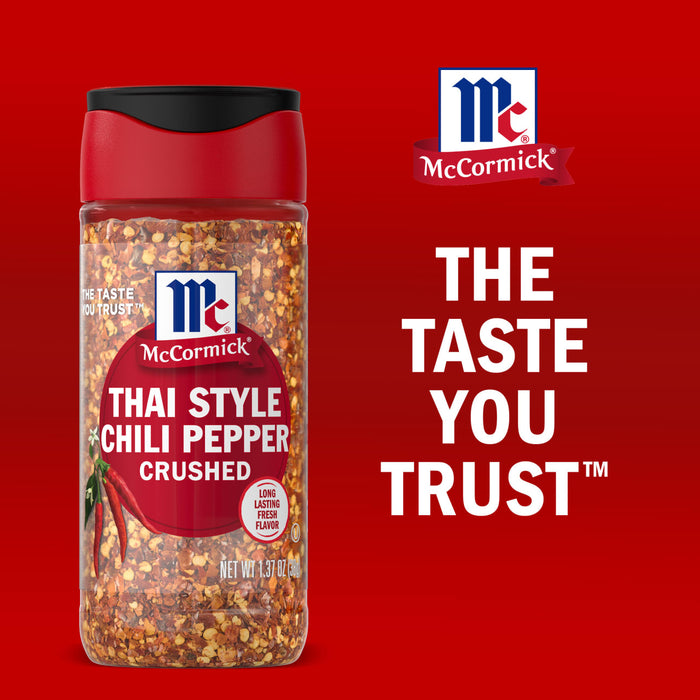 McCormick® Crushed Thai Style Chili Pepper, 1.37 oz