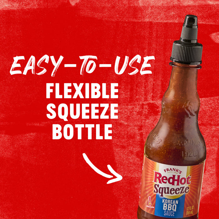 Frank's RedHot® Korean BBQ Squeeze Hot Sauce, 12 fl oz