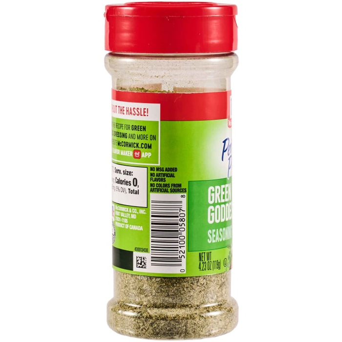 McCormick® Perfect Pinch® Green Goddess Seasoning, 4.23 oz