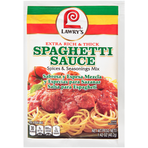 Lawry's® Extra Rich & Thick Spaghetti Mix, 1.42 oz (6-Pack)