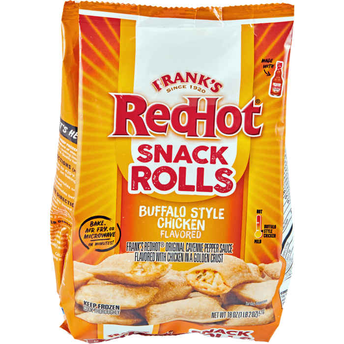 Frank's RedHot® Buffalo Style Chicken Flavored Snack Rolls, 18 oz