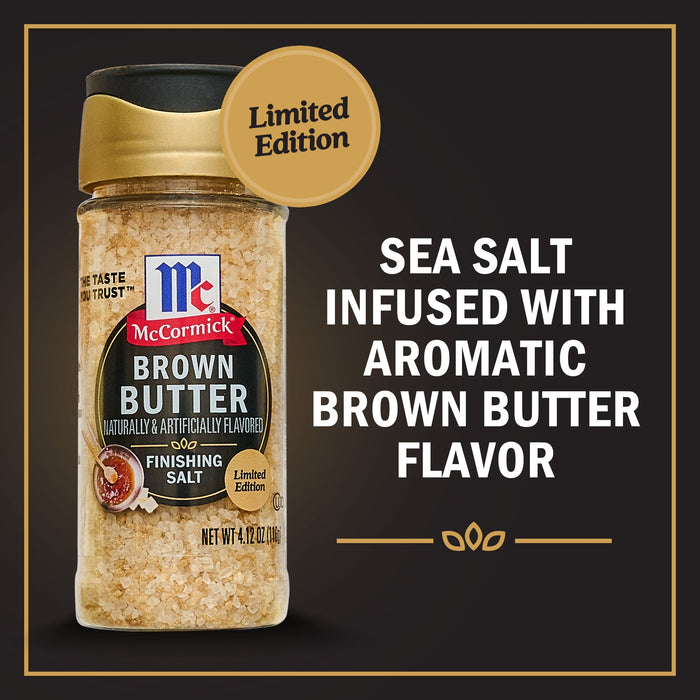 McCormick® Brown Butter Finishing Salt, 4.12 oz