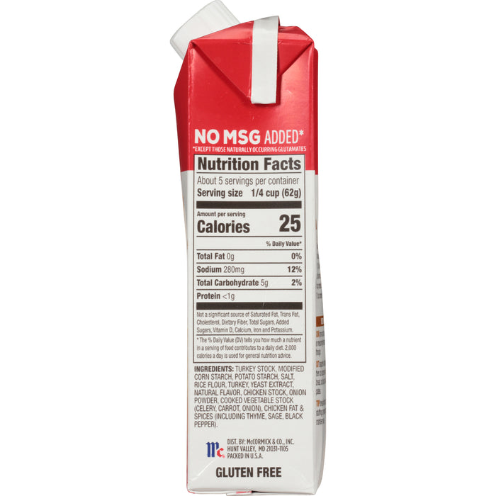 McCormick® Simply Better Turkey Gravy, 12 oz