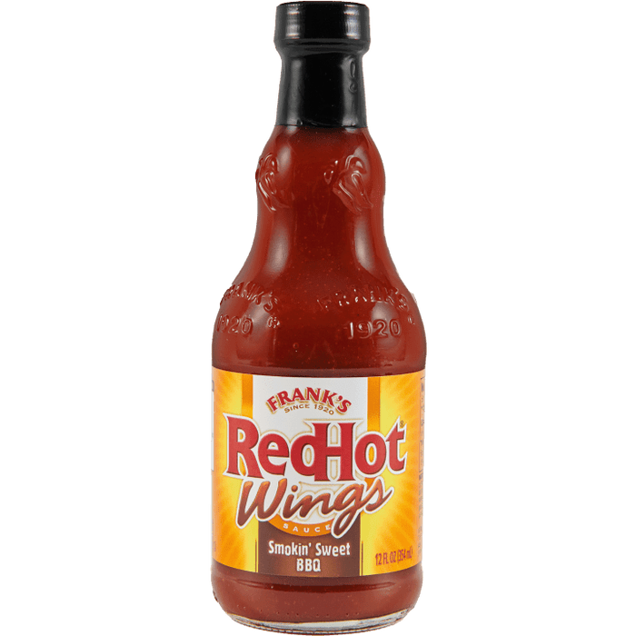 Frank's RedHot® Smokin' Sweet BBQ Wings Sauce, 12 fl oz (2-Pack)