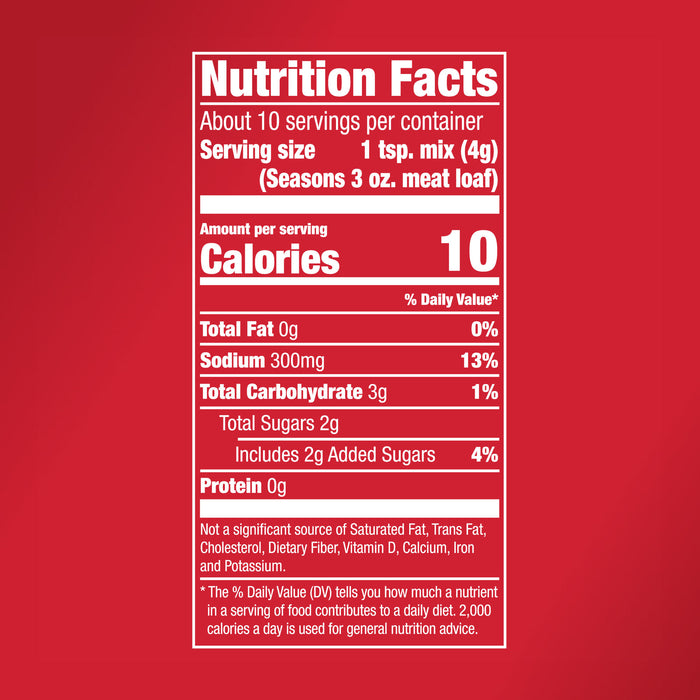 McCormick® Meat Loaf Seasoning Mix, 1.5 oz (6-Pack)