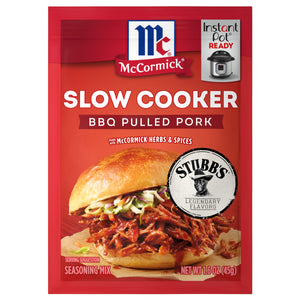 McCormick® Slow Cooker Barbecue Pulled Pork Seasoning Mix, 1.6 oz (6-Pack)