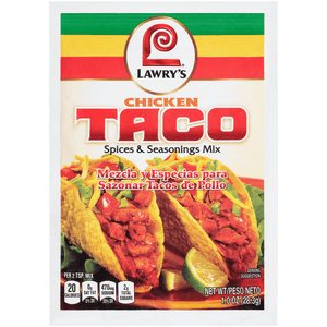 Lawry's® Chicken Taco Spices & Seasonings, 1 oz (6-Pack)