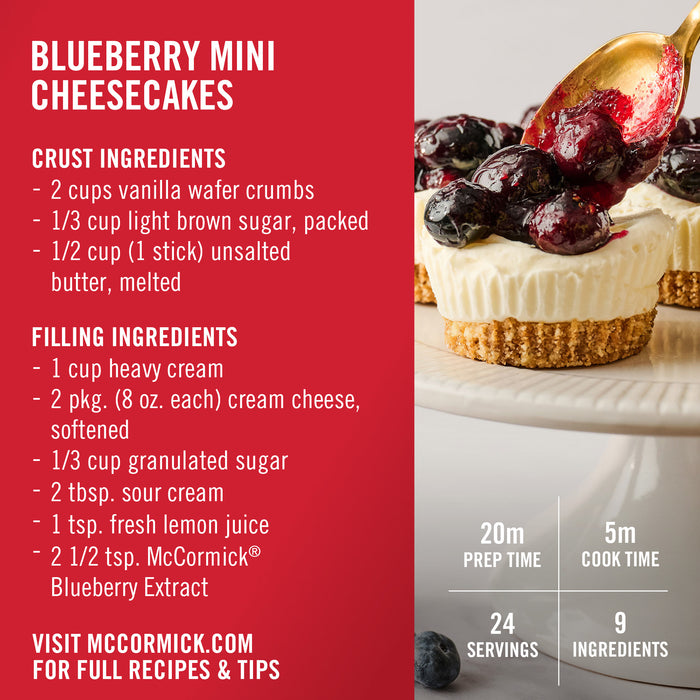McCormick® Blueberry Extract, 1.00 fl oz