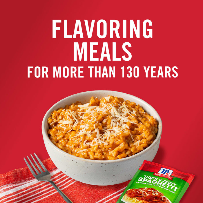 McCormick® Thick And Zesty Spaghetti Sauce Seasoning Mix, 1.37 oz (6-Pack)