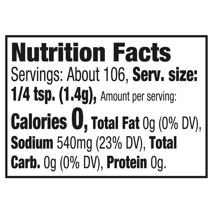 McCormick® Garlic Salt, 5.25 oz