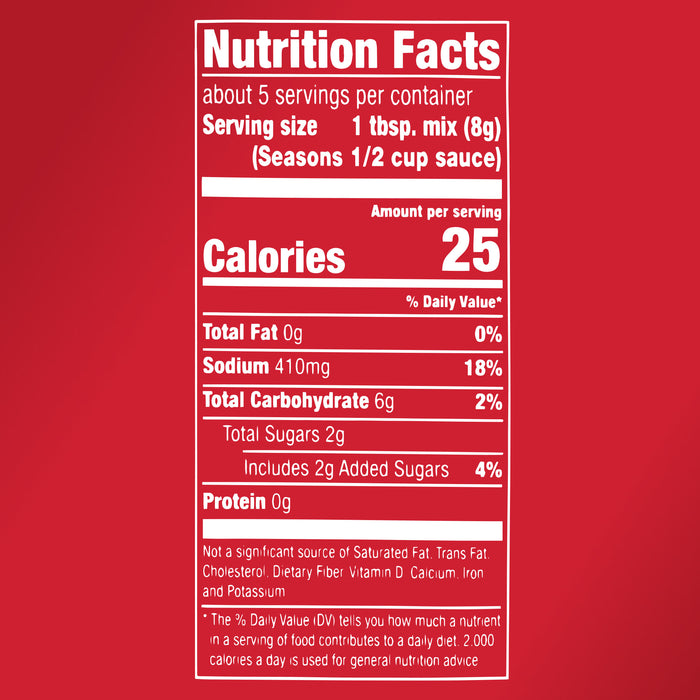 McCormick® Thick And Zesty Spaghetti Sauce Seasoning Mix, 1.37 oz (6-Pack)