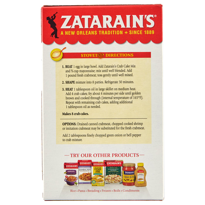 Zatarain's® Crab Cake Mix, 5.75 oz