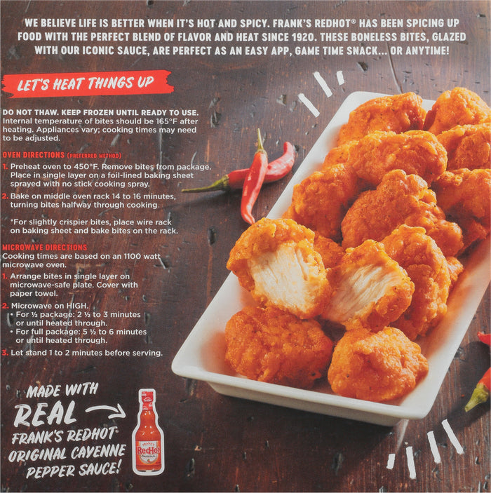 Frank's RedHot® Original Boneless Chicken Bites, 15 oz