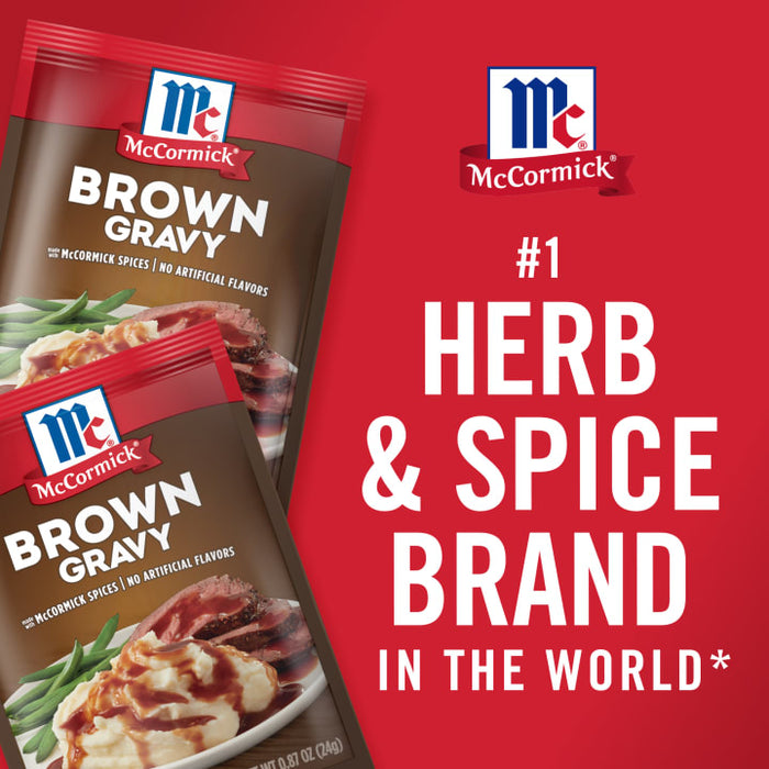 McCormick® Brown Gravy Mix, 0.87 oz (6-Pack)