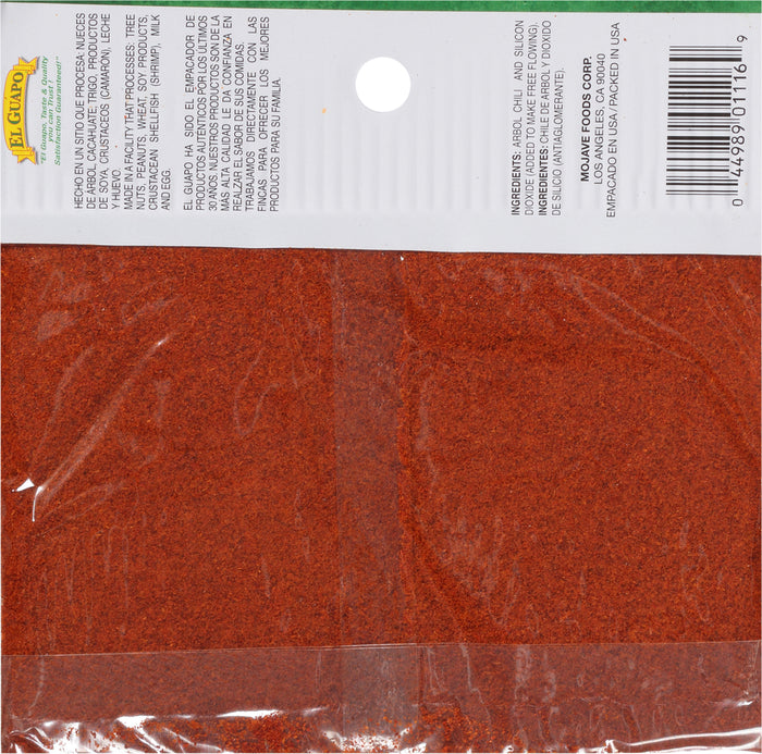 El Guapo® Ground Arbol Chili Pods (Chile de Arbol Molido), 1 oz