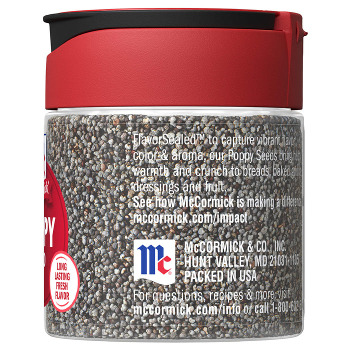 McCormick® Poppy Seed, 1.25 oz