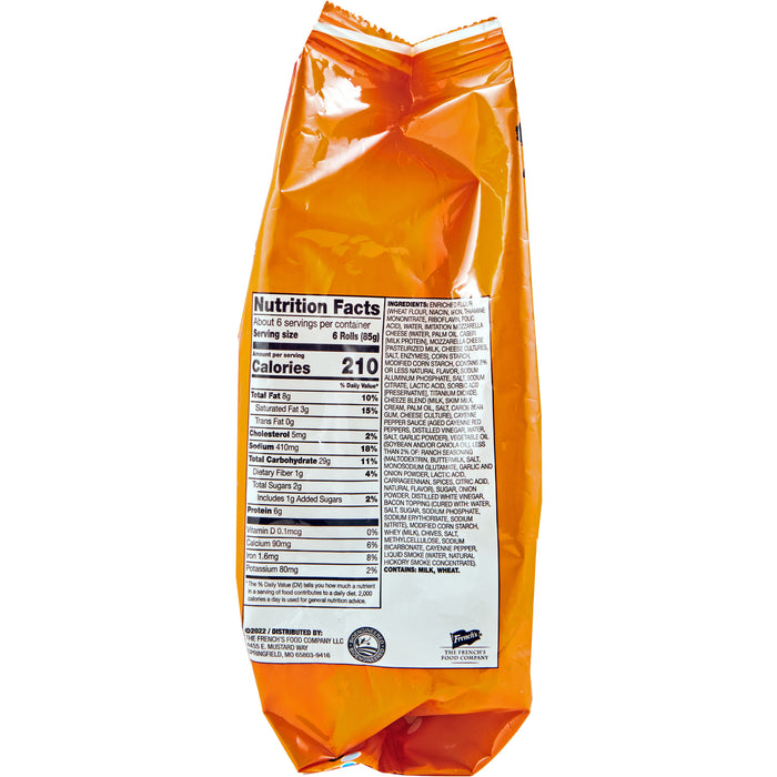 Frank's RedHot® Ranch & Bacon Flavored Snack Rolls, 18 oz
