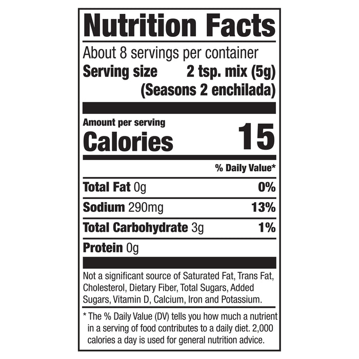McCormick® Enchilada Sauce Mix, 1.5 oz (6-Pack)