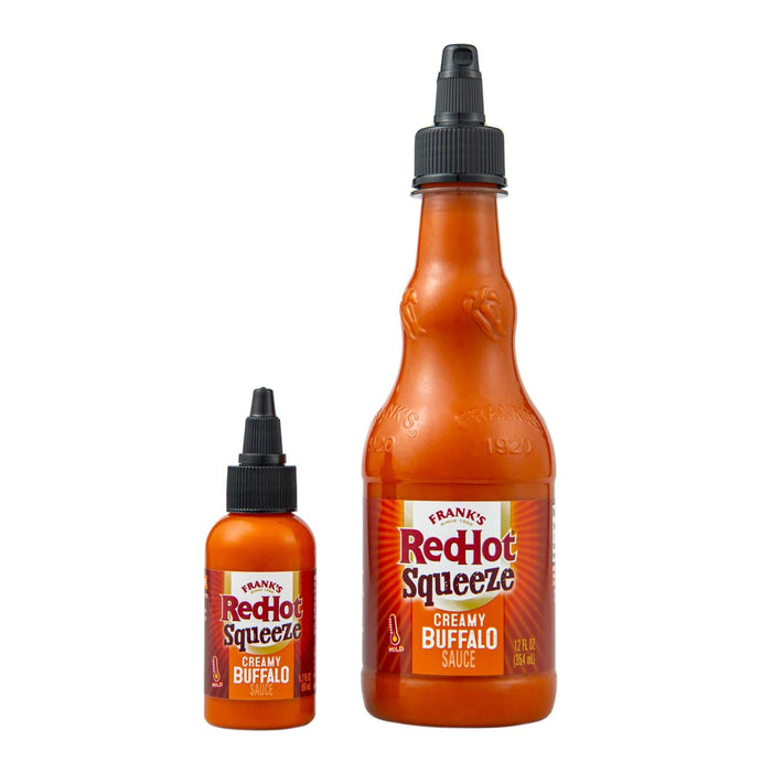 Frank's RedHot® Creamy Buffalo Mini Squeeze Hot Sauce, 1.7 fl oz