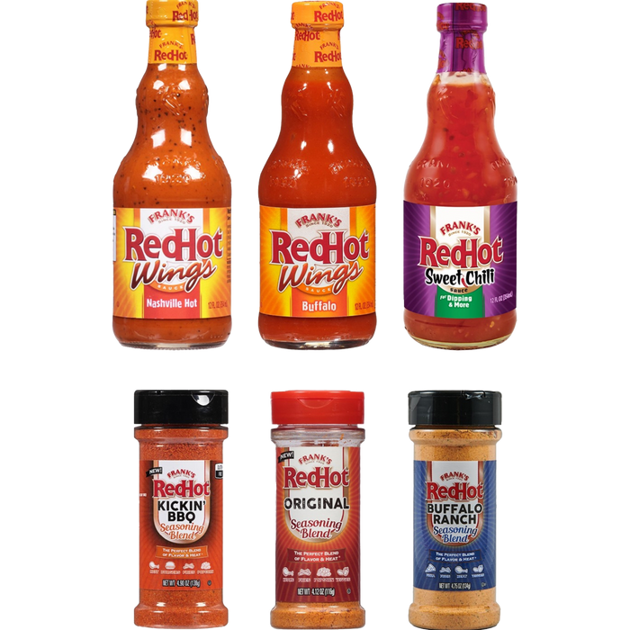 Frank's RedHot® Wing Lovers Combo Pack, 6ct