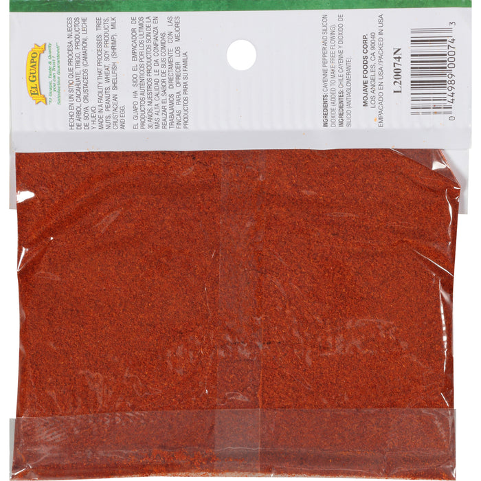 El Guapo® Ground Cayenne Chili Pepper (Chile Cayenne Molido), 1.5 oz