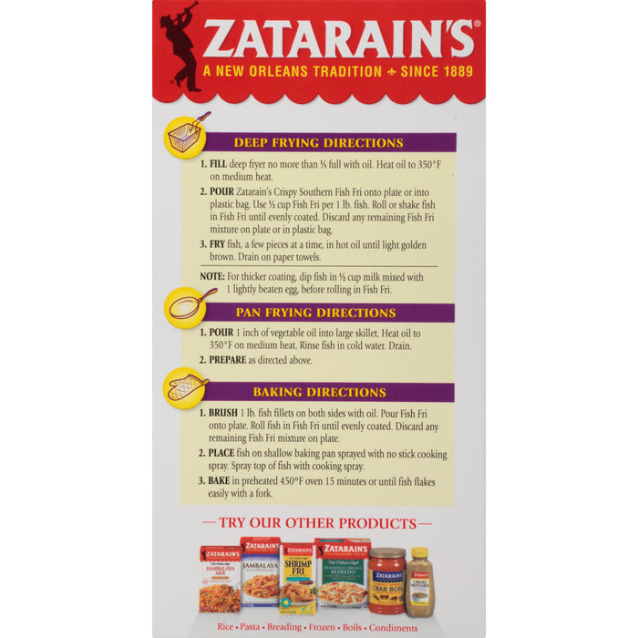 Zatarain's® Crispy Southern Fish Fri, 12 oz