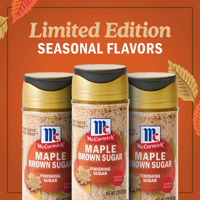 McCormick® Maple Brown Sugar Finishing Sugar, 3.09 oz