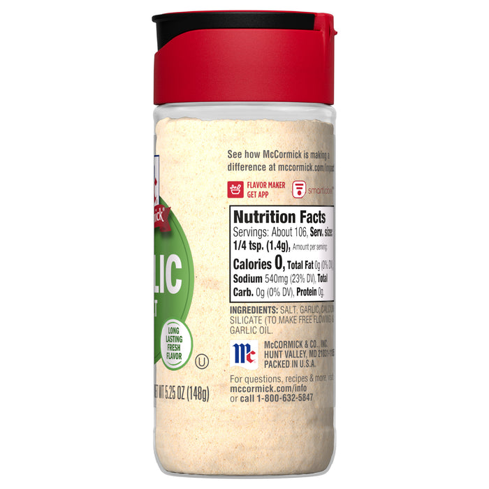 McCormick® Garlic Salt, 5.25 oz