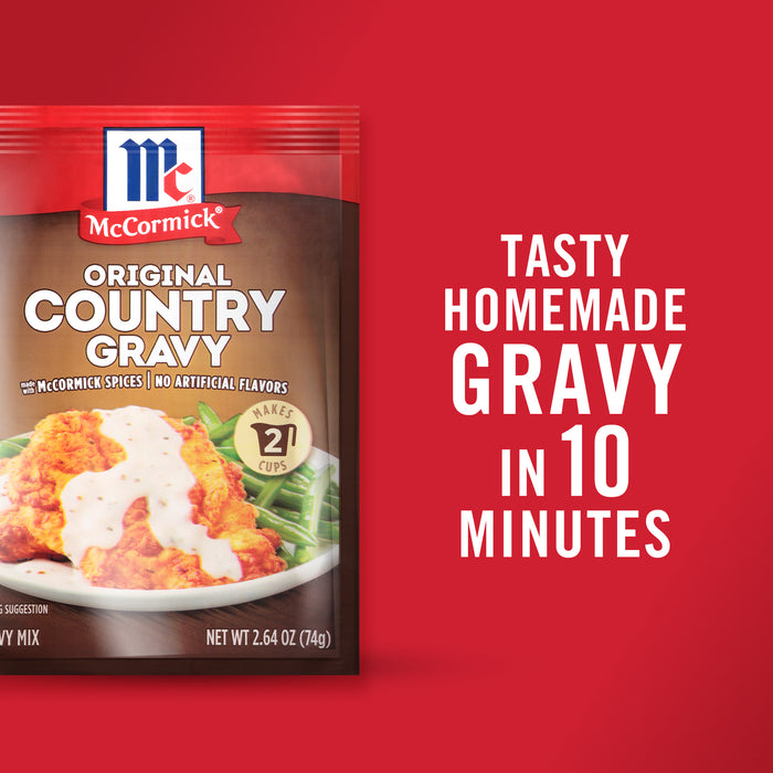 McCormick® Original Country Gravy Mix, 2.640 oz (6-Pack)