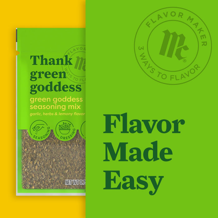 McCormick® Flavor Maker Green Goddess Seasoning Mix, 0.75 oz (6-Pack)