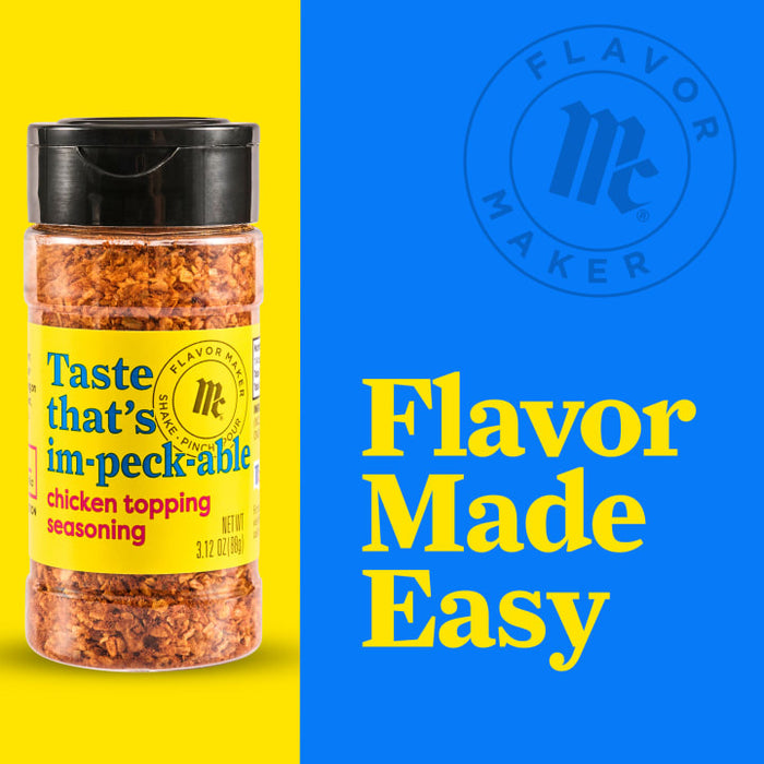 McCormick® Flavor Maker Chicken Topping Seasoning, 3.12 oz