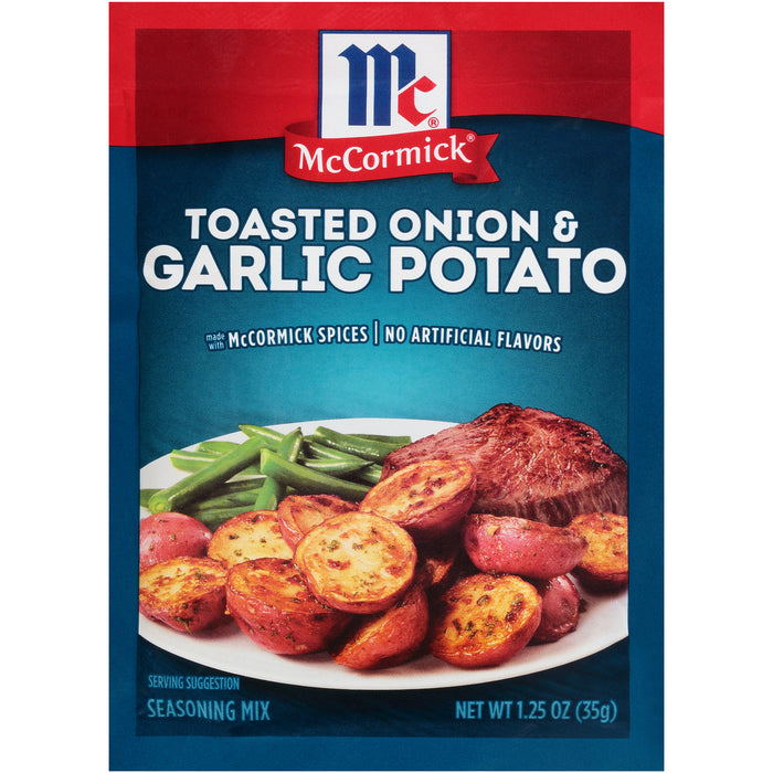 McCormick® Toasted Onion & Garlic Potato Seasoning, 1.25 oz (6-Pack)