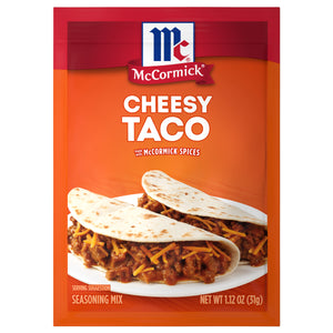 McCormick® Cheesy Taco Seasoning Mix, 1.12 oz (6-Pack)
