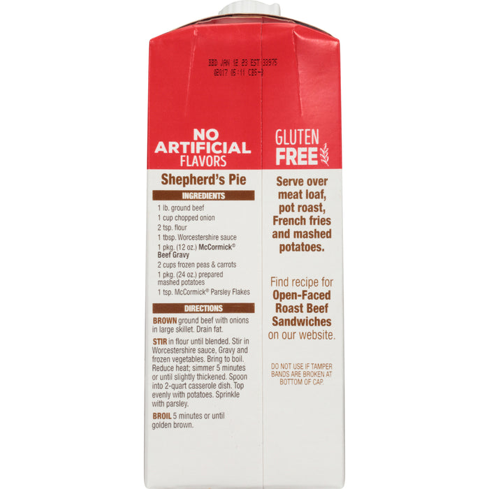 McCormick® Simply Better Beef Gravy, 12 oz