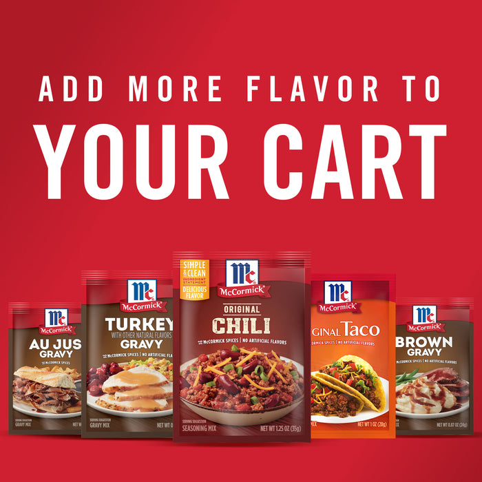 McCormick® Chili Seasoning Mix, 1.25 oz (6-Pack)