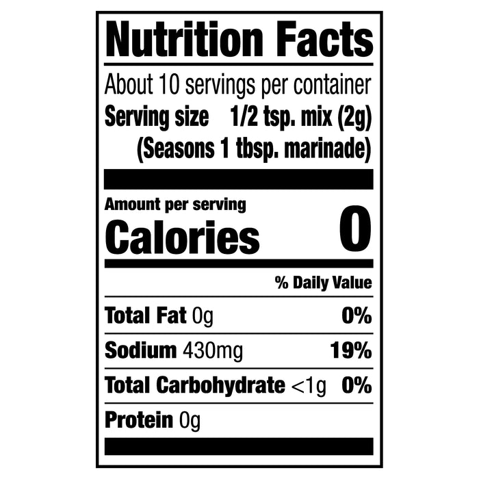 McCormick® Grill Mates® Montreal Steak Marinade Seasoning Mix, 0.71 oz (6-Pack)