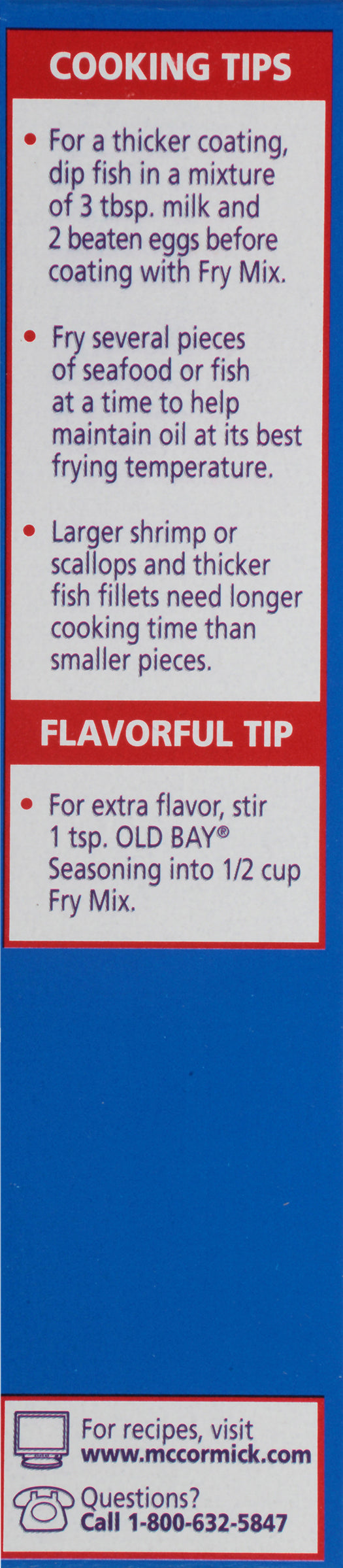 McCormick® Golden Dipt® Seafood Fry Mix, 10 oz
