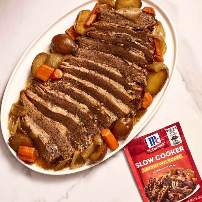 McCormick® Slow Cooker Savory Pot Roast Seasoning Mix, 1.3 oz (6-Pack)