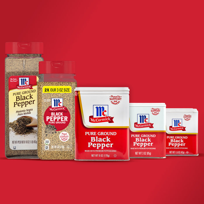 McCormick® Pure Ground Black Pepper, 3 oz