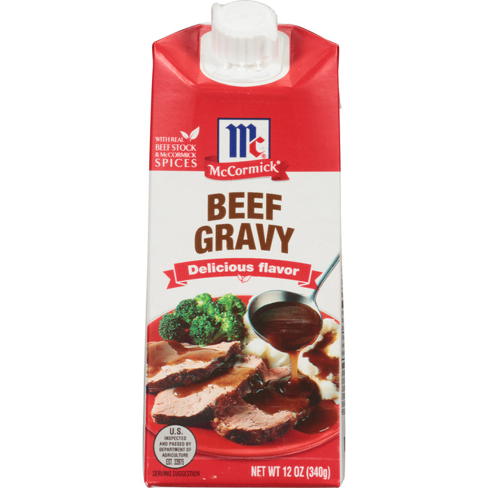 McCormick® Simply Better Beef Gravy, 12 oz