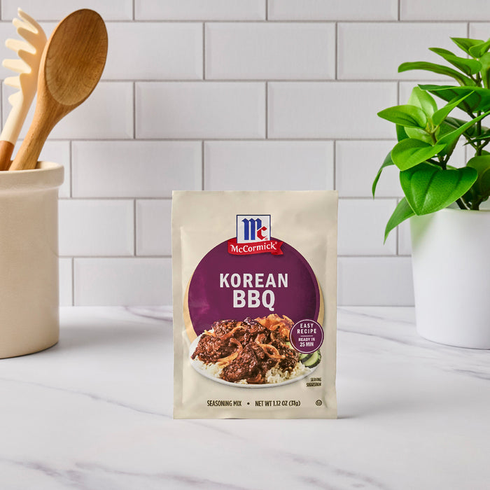 McCormick® Korean BBQ Seasoning Mix, 1.12 oz (6-Pack)
