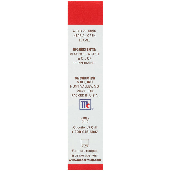 McCormick® Pure Peppermint Extract, 1 fl oz