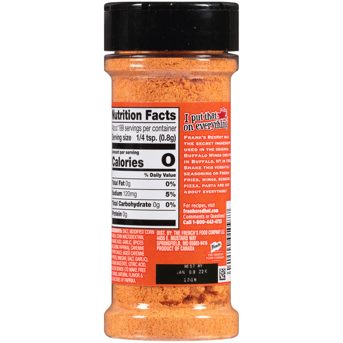 Frank's® RedHot® Buffalo Seasoning Blend, 5.61 oz
