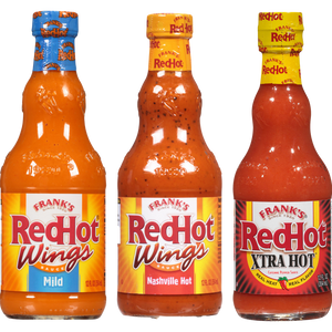Frank’s RedHot® Game Time Wings Sauce Variety Pack